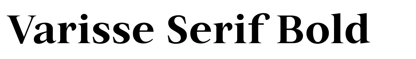 Varisse Serif Bold